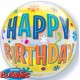Birthday Fun & Yellow Bands Bubble Balloon
