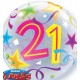 21 Brilliant Stars Bubble Balloon