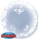 Elegant Roses & Butterflies Bubble Balloons