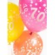 3 Balloon Centrepiece - 70th Birthday