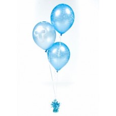 3 Balloon Centrepiece - Confirmation