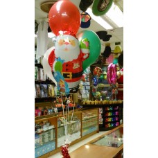 Santa Balloon Centrepiece